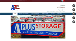 Desktop Screenshot of aplusstorageco.com